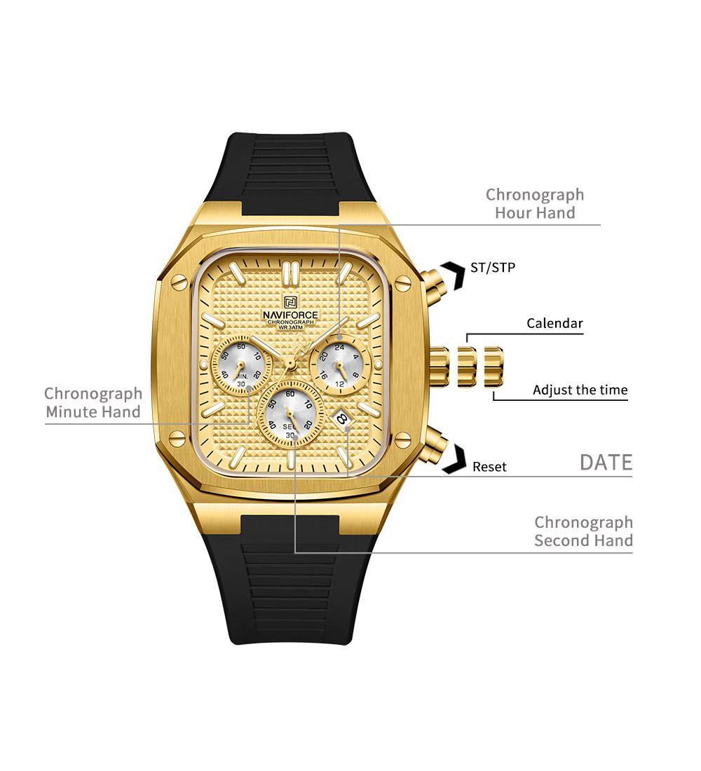 Reloj Naviforce NF8037 G/G/B