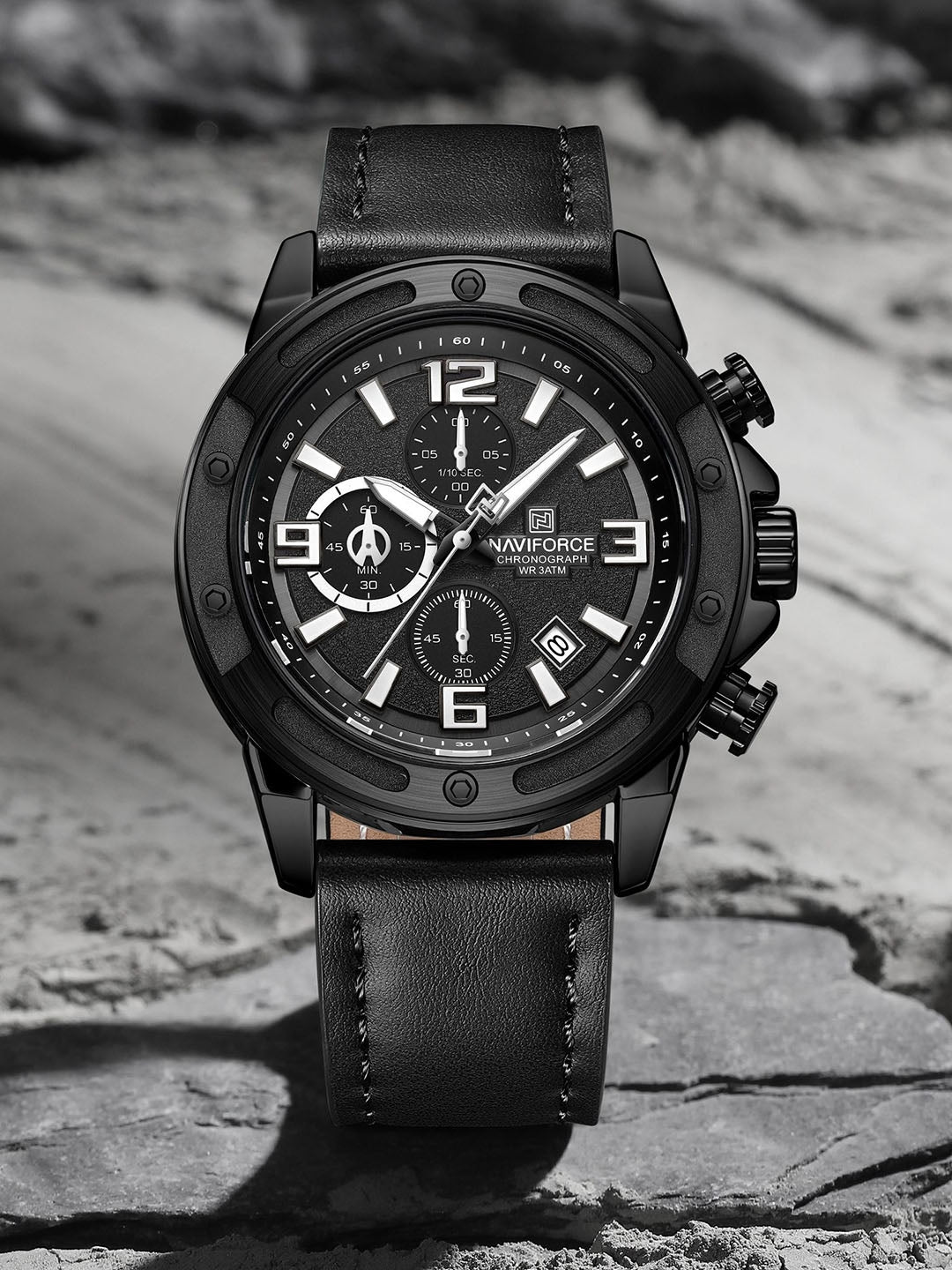 Reloj Naviforce NF8074 B/W/B